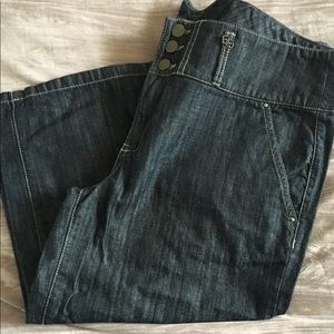 Soft, stylish denim capris